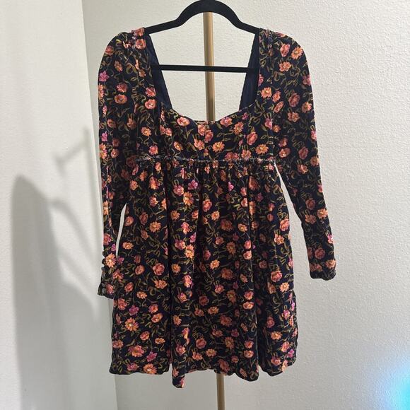 Free People Bessie Corduroy Mini Dress Size XS Z48-1 - Picture 2 of 7